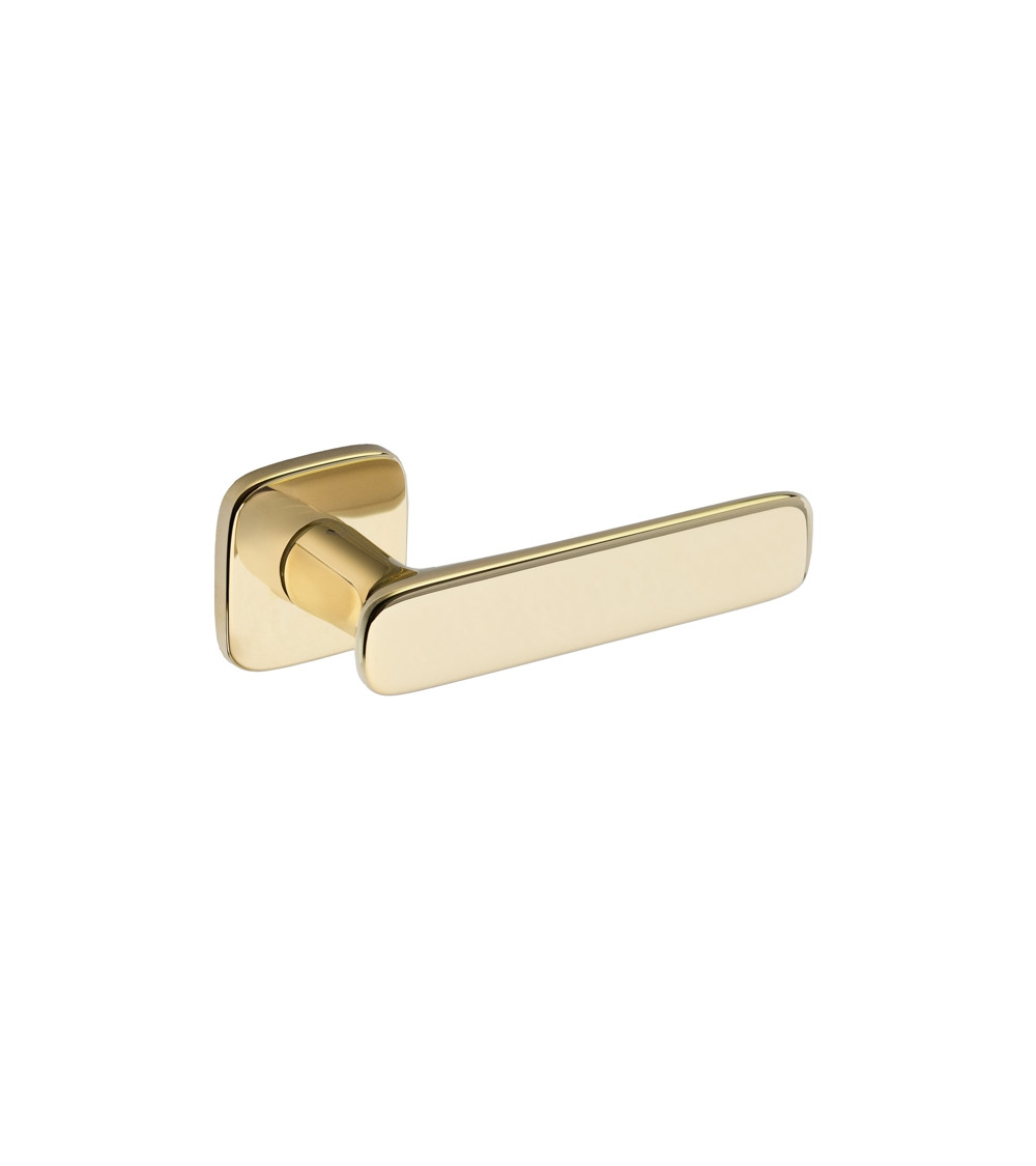 Manija de puerta dorada pulida FLOW diseño