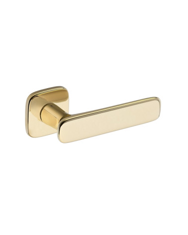 Manija de puerta dorada pulida FLOW diseño