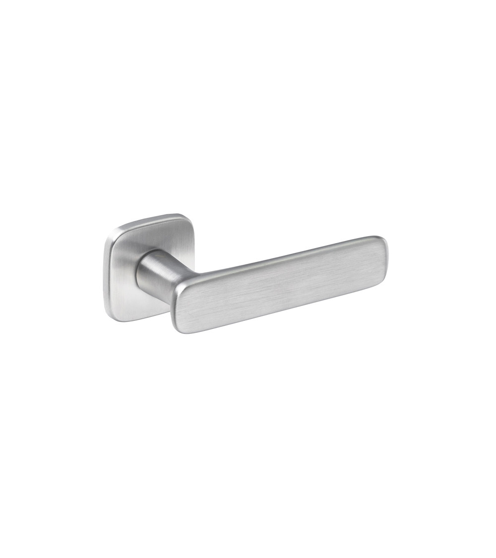 Tirador de puerta cromo satinado FLOW tirador de diseño