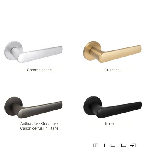 Tirador de puerta oro satinado MILA tirador de diseño