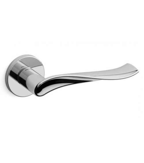 Tirador de puerta cromo pulido Mandelli Spin tirador de diseño
