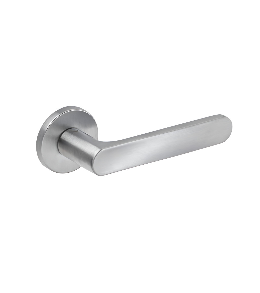 Tirador de puerta cromada satinada RITA tirador de diseño