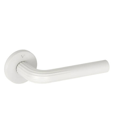 Manija de puerta minimalista en zamak FRELLA redonda diseño