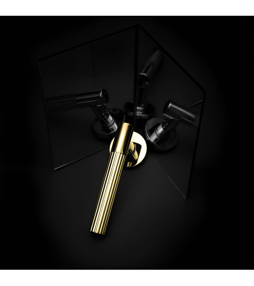 Tirador de puerta oro pulido LIVIA manilla de diseño