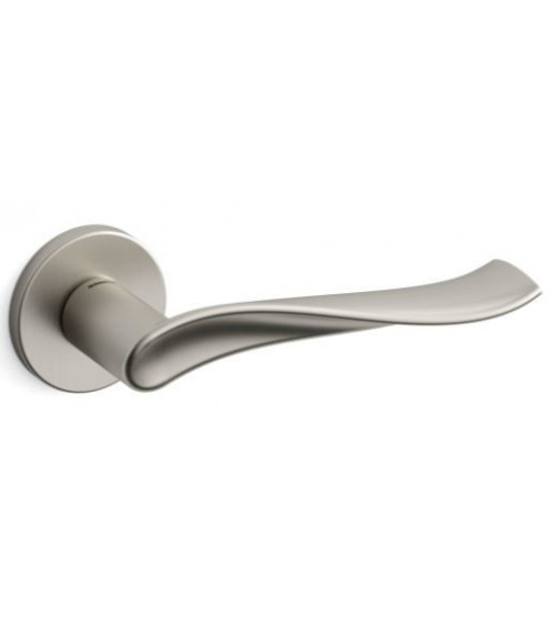 Manecilla de puerta níquel satinado Mandelli Spin manecilla de diseño