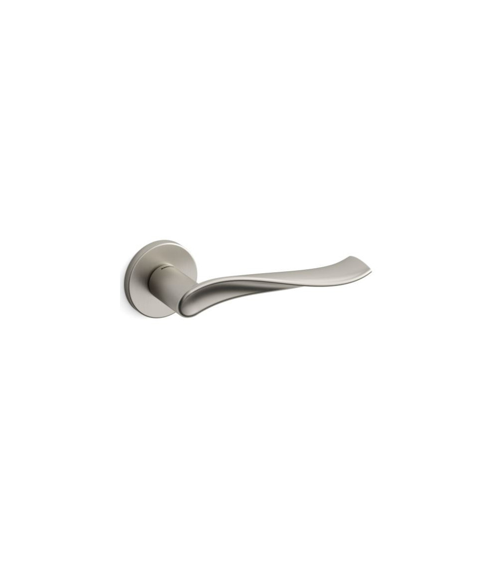 Manecilla de puerta níquel satinado Mandelli Spin manecilla de diseño