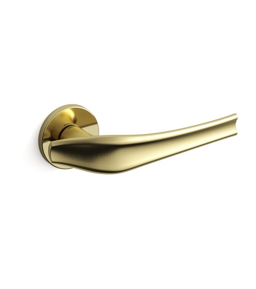 Manecilla de puerta oro mate Mandelli Aqualung manecilla de diseño
