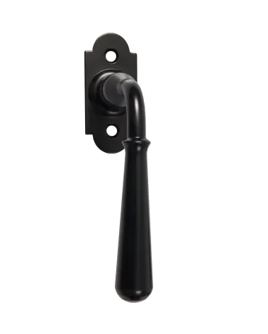 Manilla de ventana retro en negro mate – Colección Hinon