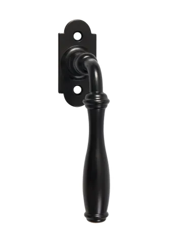 Manilla de ventana retro en negro mate – Colección Margarita