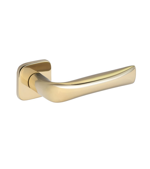 Manilla de puerta acabado oro pulido FOLD