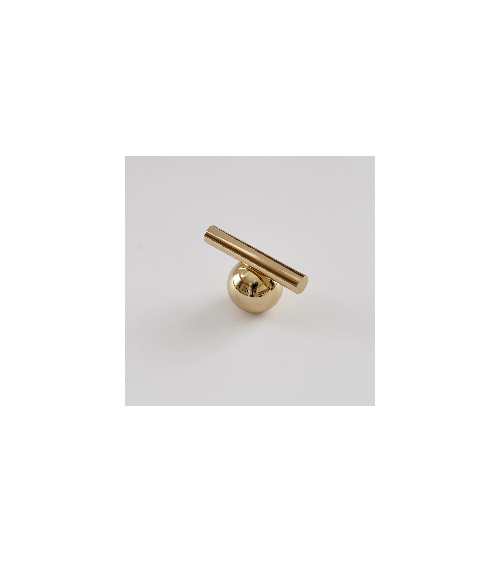 Tirador de mueble en latón brillante modelo 04