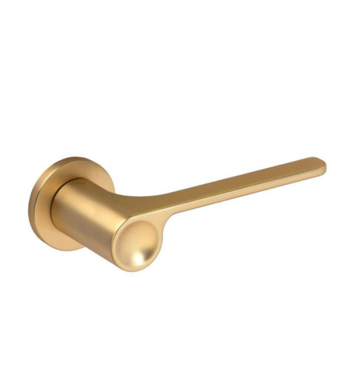 Manija de puerta dorado satinado PLANO diseño