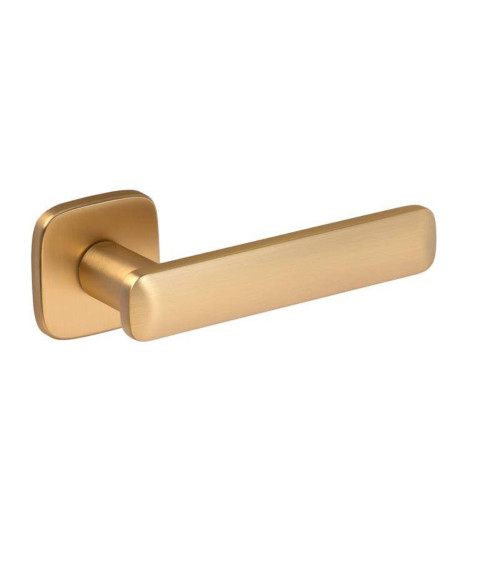 Tirador de puerta dorado satinado FORMA tirador de diseño