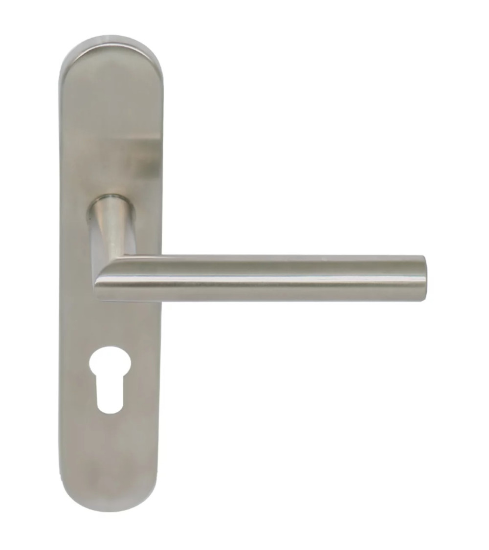 Manilla sobre placa inox 316 Altesse – Resistente exterior y zona costera | MillaPoignees