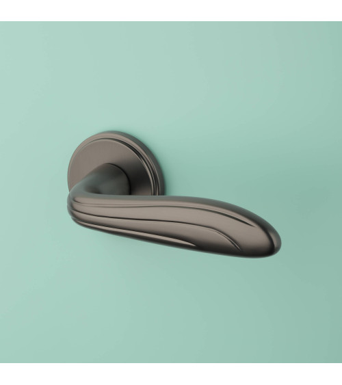 Manilla de puerta en zamak CATALPA diseño