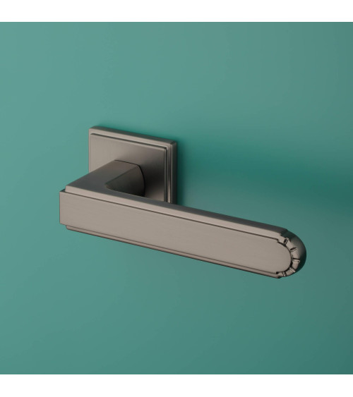 Tirador de puerta en zamak MIMOSA diseño decorativo