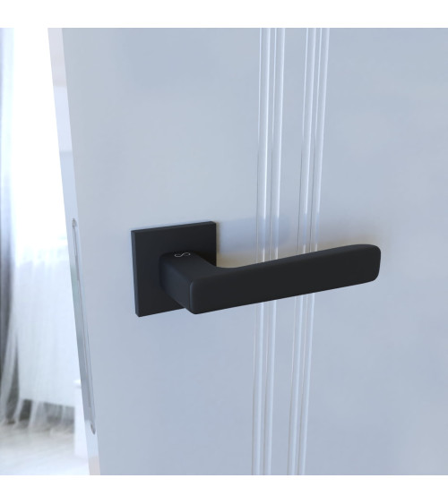 Manecilla de puerta negra PARMA diseño