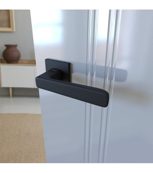 Manecilla de puerta negra PARMA diseño
