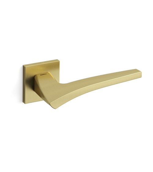 Tirador de puerta dorado satinado Mandelli Astrid diseño