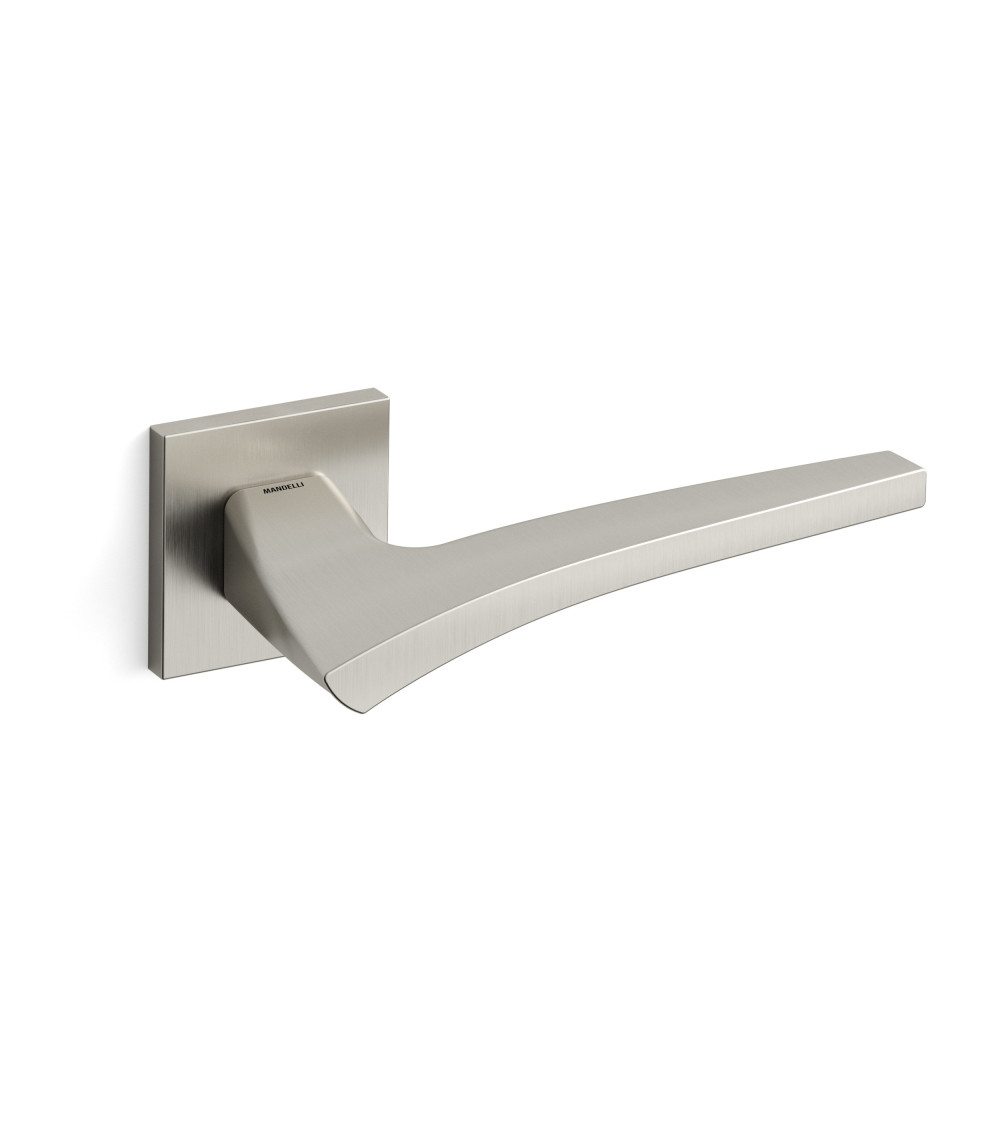 Tirador de puerta níquel satinado Mandelli Astrid tirador de diseño