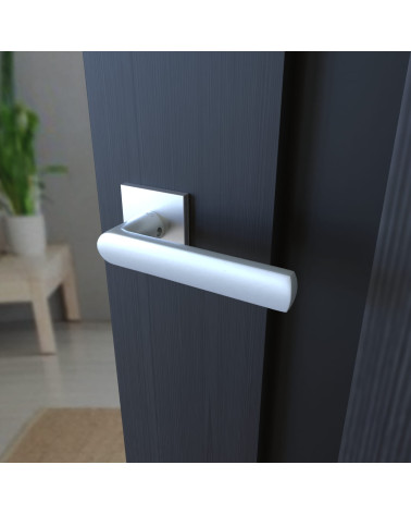 Tirador de puerta clásico TORINO ferretería de diseño vista superior inclinada