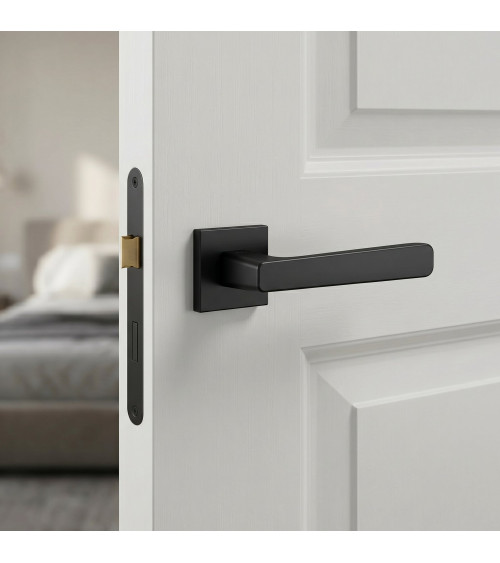 Manecilla de puerta negra PARMA diseño