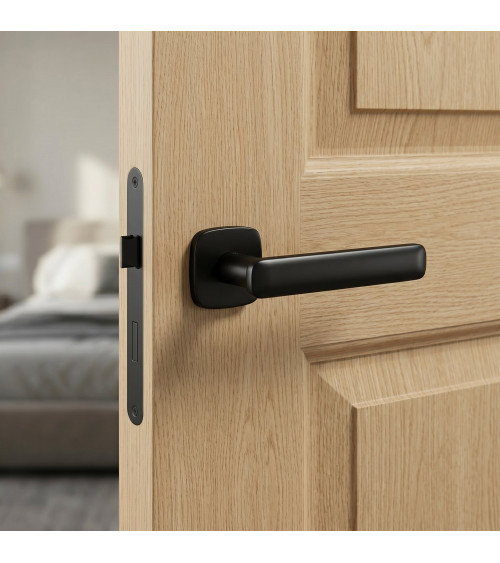 Tirador de puerta negra FORMA tirador de diseño