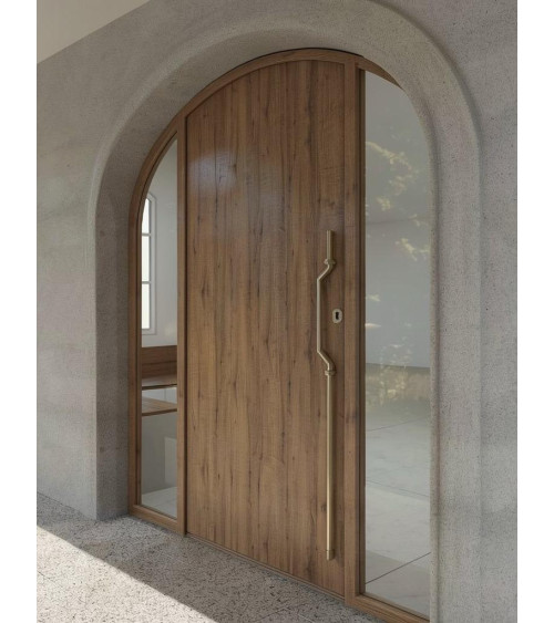 Manilla de puerta en latón Mandelli CHICANE ferretería decorativa de diseño