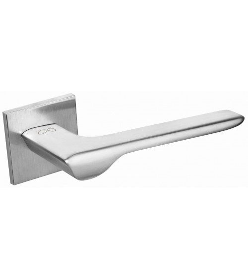Tirador de puerta cromo cepillado LIGNE diseño