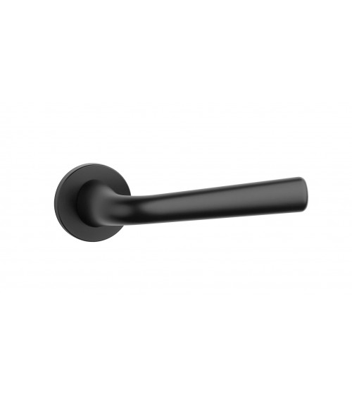 Tirador de puerta negra TULIPA para puerta interior de diseño