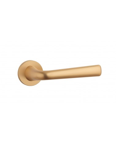 Tirador de puerta dorado mate TULIPA para puerta interior de diseño
