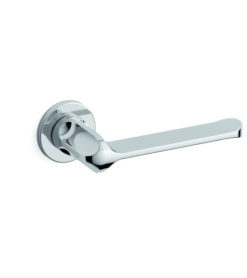 Manilla de puerta cromo satinado Mandelli MM80 diseño