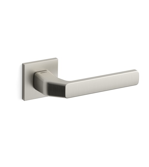 Tirador de puerta níquel satinado Mandelli Fenix herraje de diseño