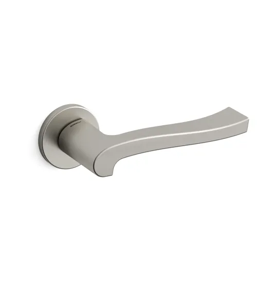 Manija de puerta níquel satinado Mandelli Ola diseño