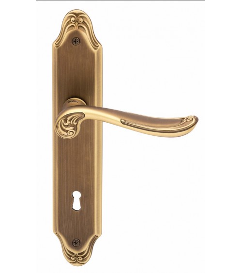 Tirador de puerta sobre placa longitudinal Mandelli Lord tirador de diseño