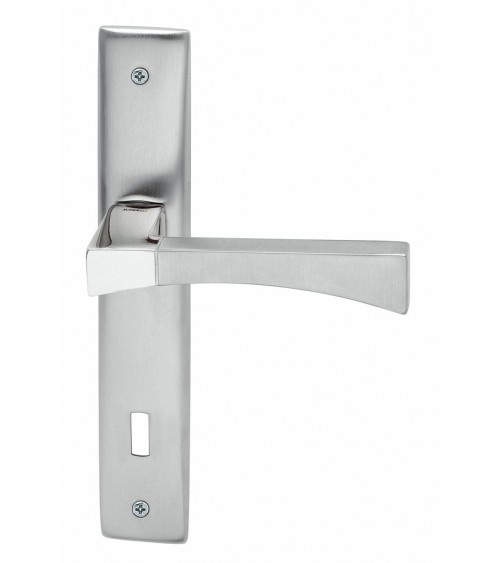 Mandelli Life - Manilla de puerta sobre placa longitudinal - manilla de diseño
