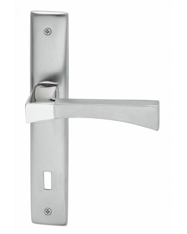 Mandelli Life - Manilla de puerta sobre placa longitudinal - manilla de diseño