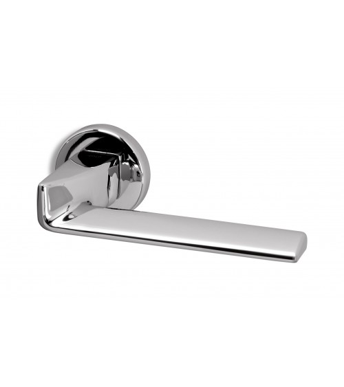 Tirador de puerta cromada pulida Ento Edge diseño