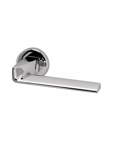 Tirador de puerta cromada pulida Ento Edge diseño