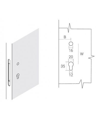 Tirador de puerta ultradelgado VERUM Pure, diseño minimalista 2022 - tirador de diseño