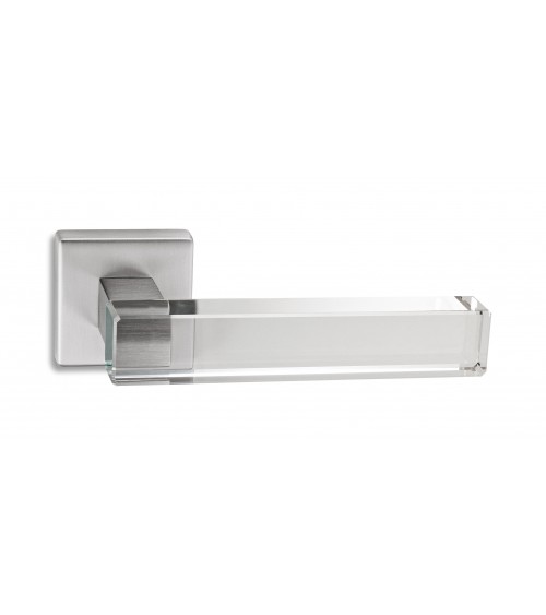 Tirador de puerta en latón y cristal Ento Shiny tirador de diseño