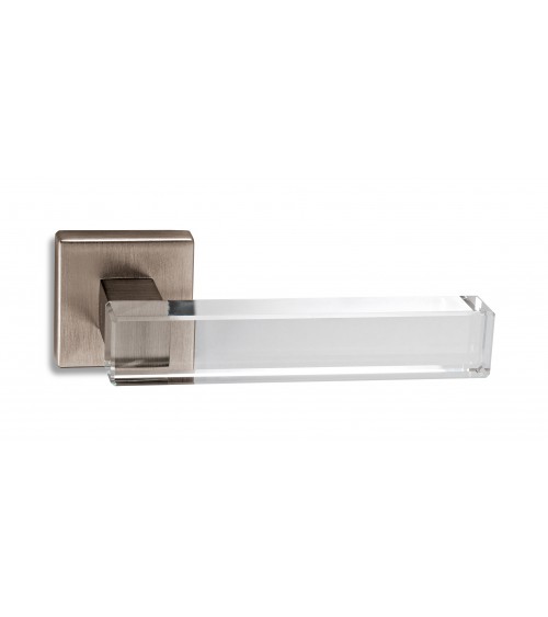 Tirador de puerta en latón y cristal Ento Shiny tirador de diseño