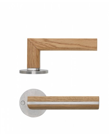 Manilla de puerta en madera auténtica, Formani TWO - manilla de diseño