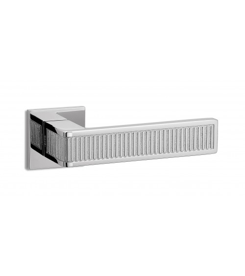 Manilla de puerta moderna Ento TECA riga en latón - manilla de diseño