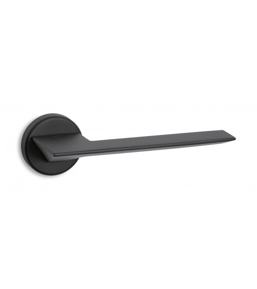 Maneta de puerta negra Ento Cedro maneta de diseño