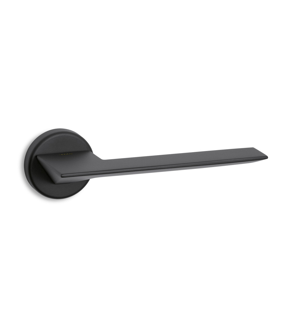 Maneta de puerta negra Ento Cedro maneta de diseño