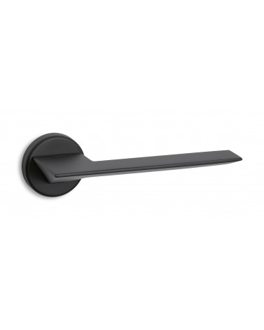 Maneta de puerta negra Ento Cedro maneta de diseño