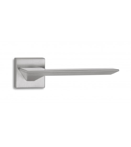 Maneta de puerta cromada satinada ENTO CEDRO SQ