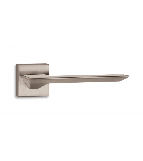 Manilla de puerta Níquel satinado ENTO CEDRO SQ
