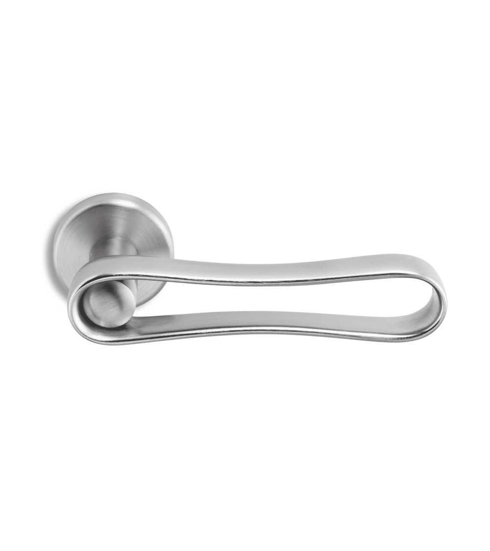 Tirador de puerta cromo satinado Ento Infinito tirador de diseño